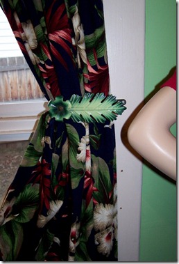 blue curtains