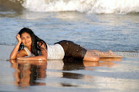 Kamalini Mukherjee Hot bkini on Beach