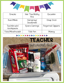 Back to School Teacher Survival Kit