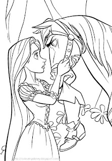 Tangled Coloring Sheets on Disney Coloring Pages