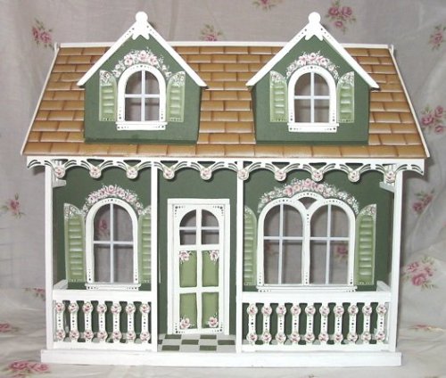 hand painted dollhouse