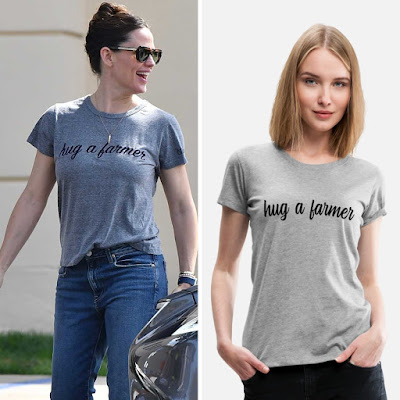Jennifer Garner Hug A Farmer T-Shirt