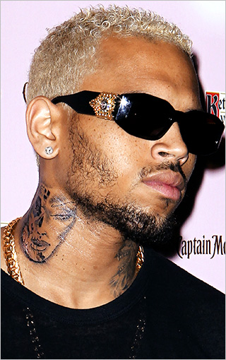 chris brown tattoo