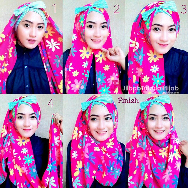 Tutorial Cara Memakai Hijab Modern yang Unik dan Cantik 