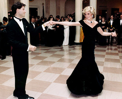 princess diana dress tour. Princess Diana dances with