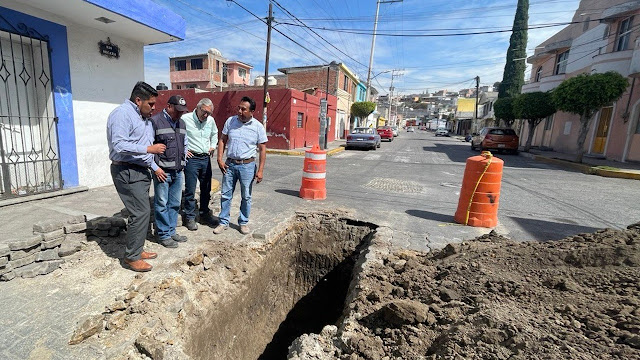 SOAPAMA puso en marcha la sustitución de red de drenaje sanitario en la Col. Altavista