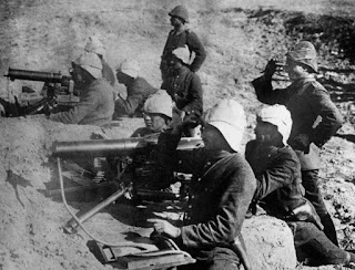 Ottoman machine-gun teams, Dardanellen