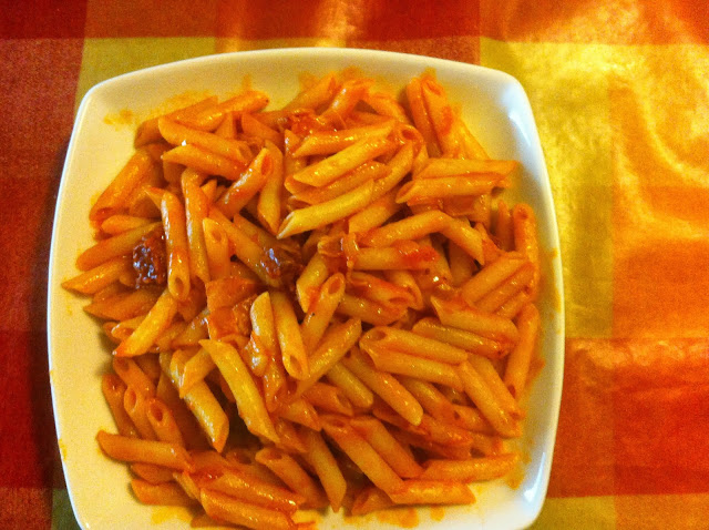 macarrones con chorizo