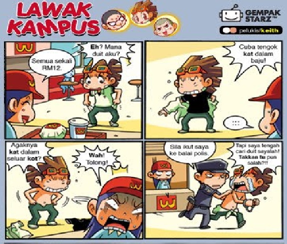 Tersebut la Al Kisah: LAWAK KAMPUS