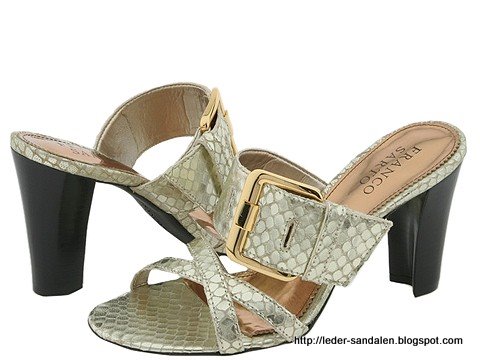 Leder sandalen:sandalen-354254