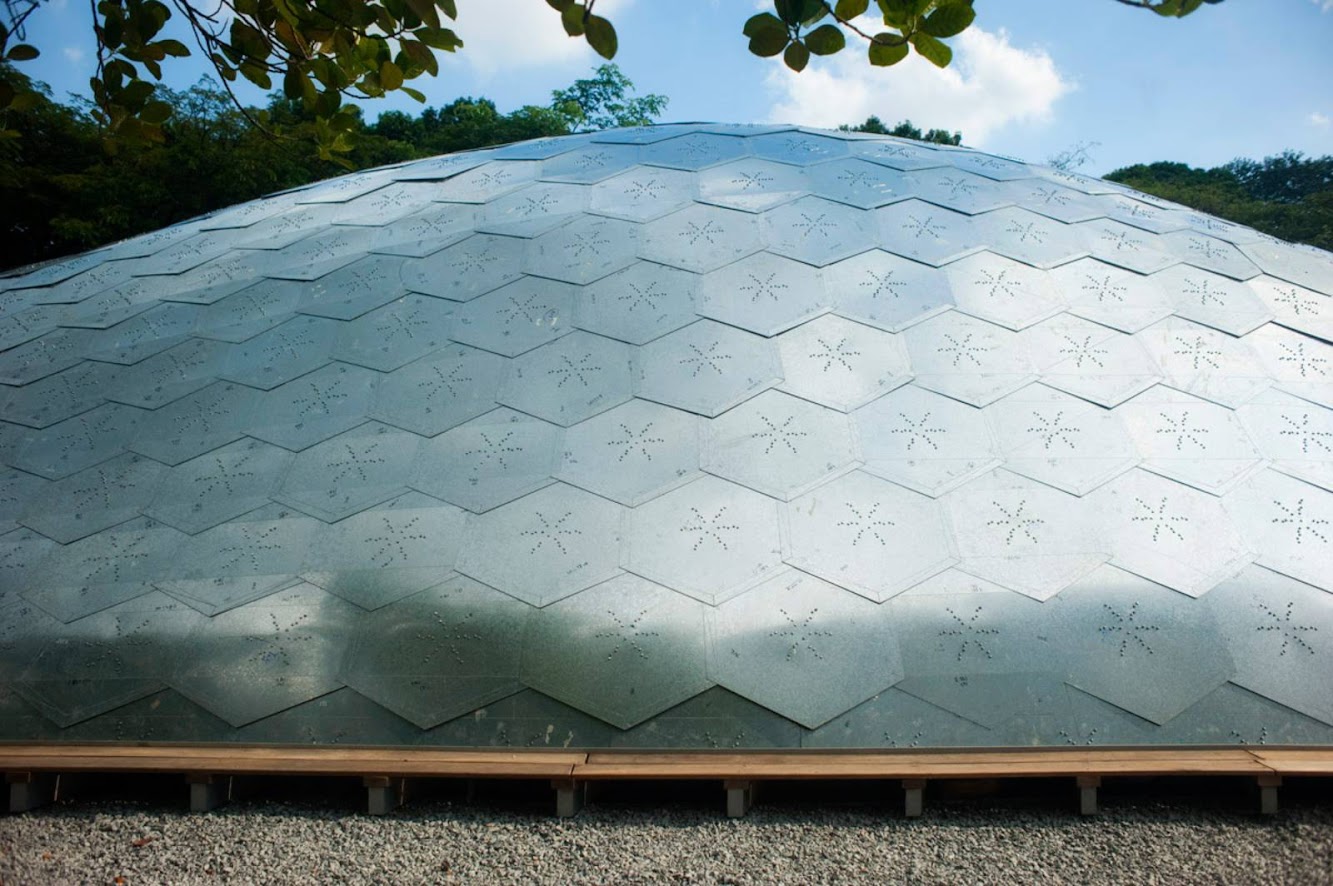 Sutd Library Gridshell Pavilion by City Form Lab