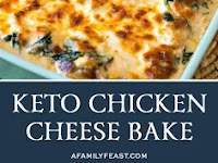 Keto Chicken Cheese Bake