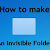 How To Make A Nameless Invisible Folder