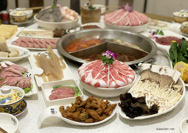 Good array of hotpot ingredients