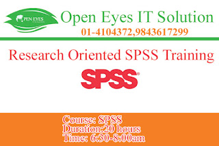 SPSS Training in Kathmandu Nepal