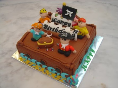 Barney Birthday Cake on Yochana S Cake Delight    Pirate Cake For Nathanael