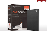 Seagate One Touch HDD - Hardisk Eksternal 1TB + Pouch ( Pengganti Seagate Backup Plus )