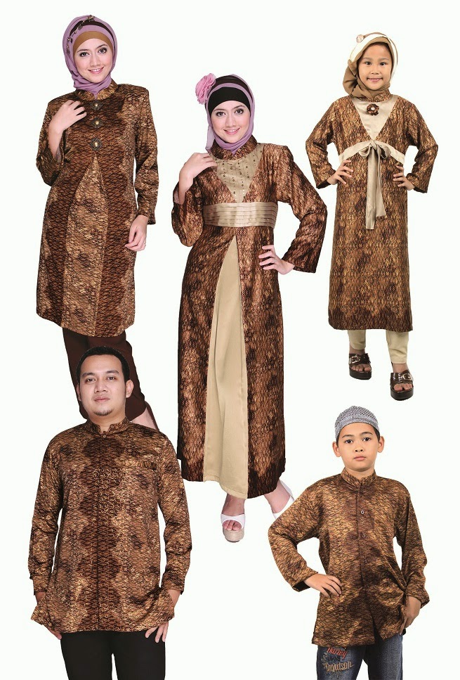 10 Contoh Model Baju Batik Muslim Anak  Terbaik