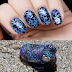 Bobtail Squid Pattern Nail Art