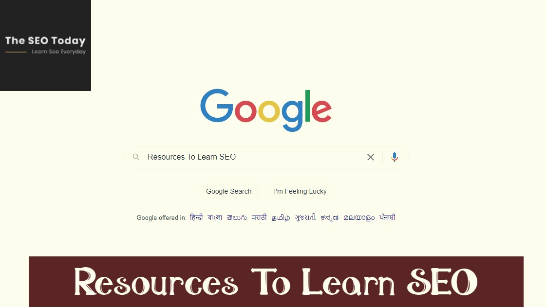 Resources To Learn SEO