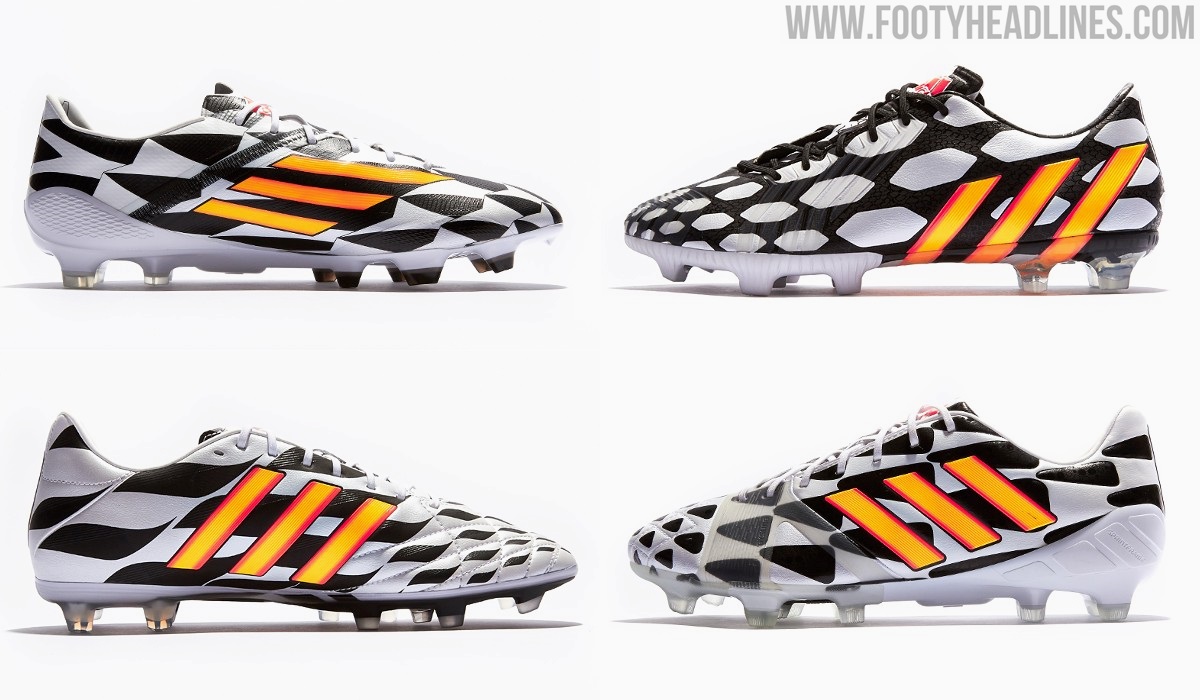 Adidas unveils unique Battle Pack boots collection ahead of 2014 World Cup  in Brazil, SIDELINE