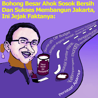 Bohong Besar Ahok Sosok Bersih Dan Sukses Membangun Jakarta, Ini Faktanya: