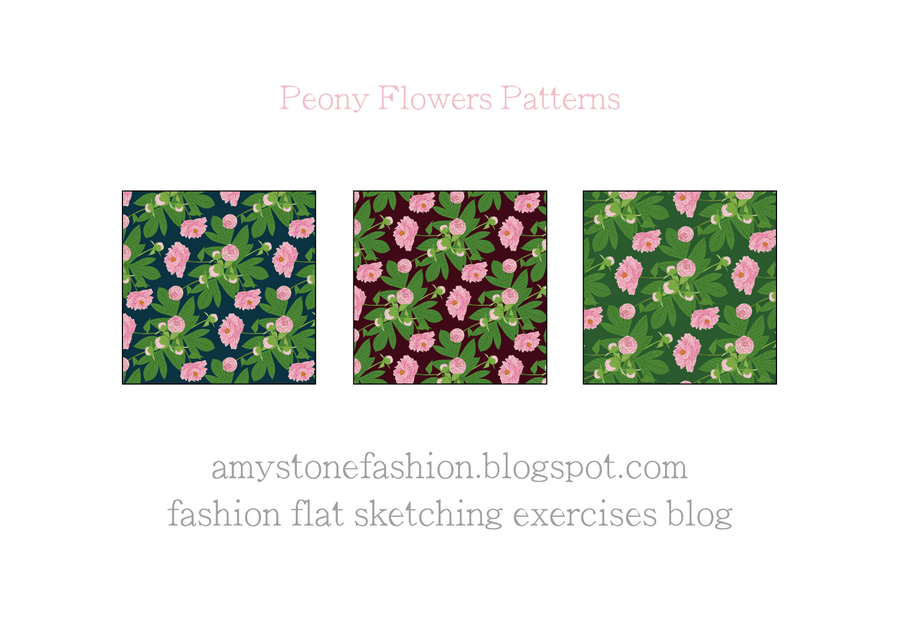 Peony Floral Patterns