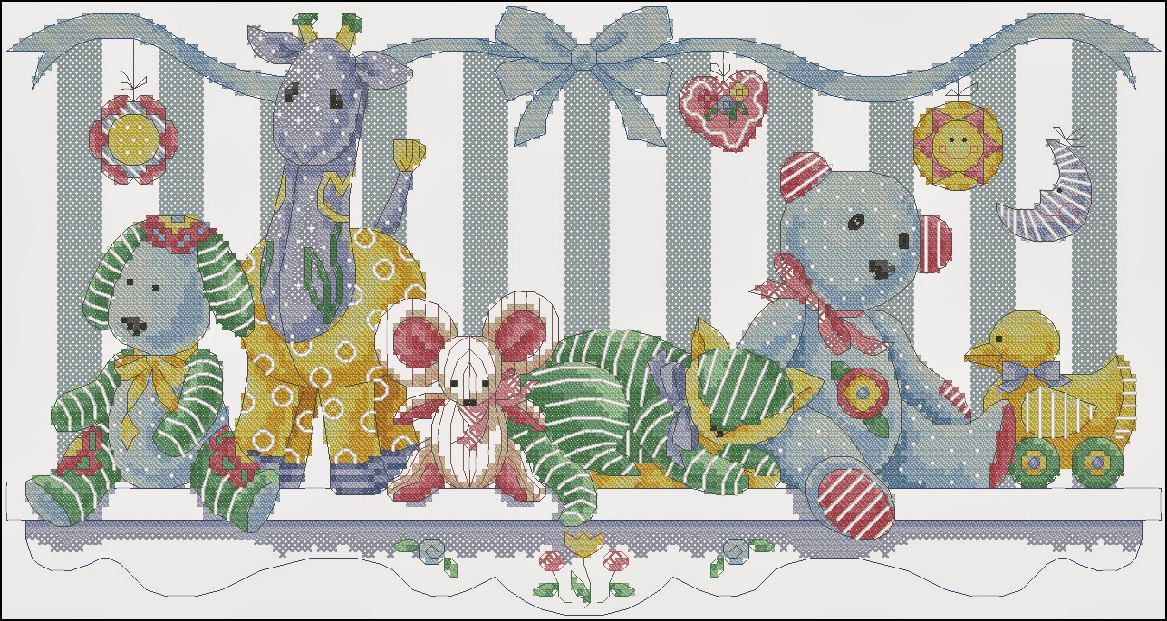 Baby animal - Counted cross stitch patterns and charts