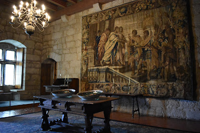 Interior do Paço dos Duques de Bragança em Guimarães