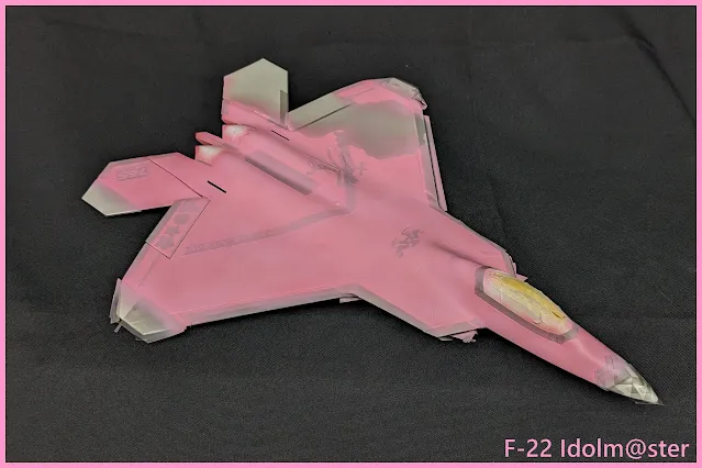 F-22 Raptor Idolm@ster au 1/48.