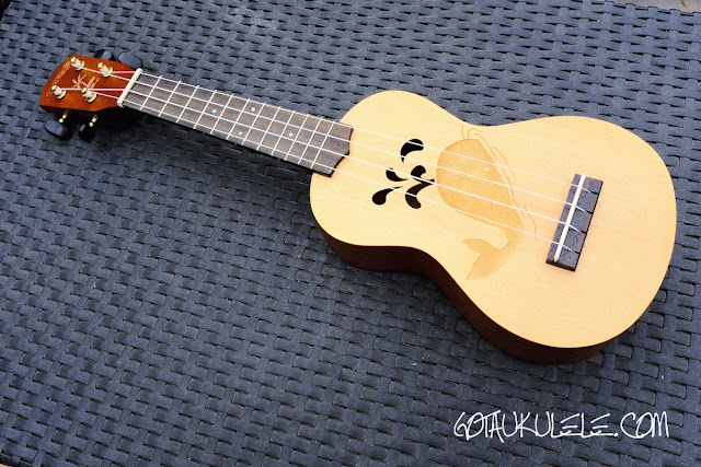 kahuna laser etched soprano ukulele