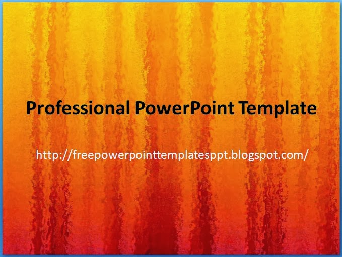 Professional PowerPoint Template Image