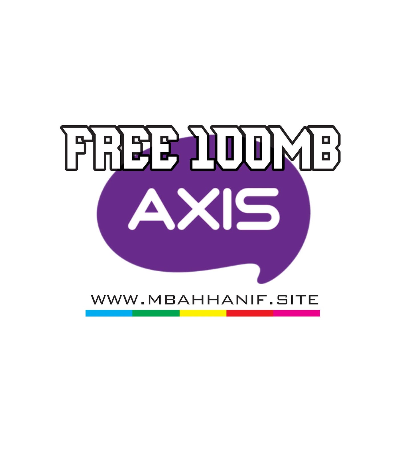 Paket Internet 100MB Rp.0 Kartu Axis - MBAH HANIF