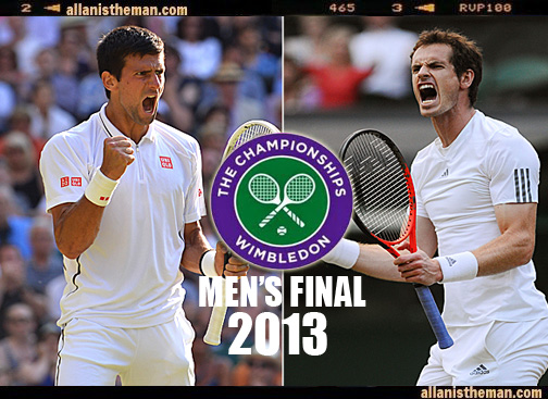 wimbledon mens final  murray  djokovic full match replay allan