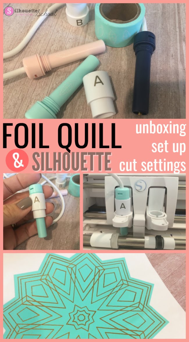 foil quil, foil quill silhouette, foil quill designs, Silhouette 101, Silhouette America Blog