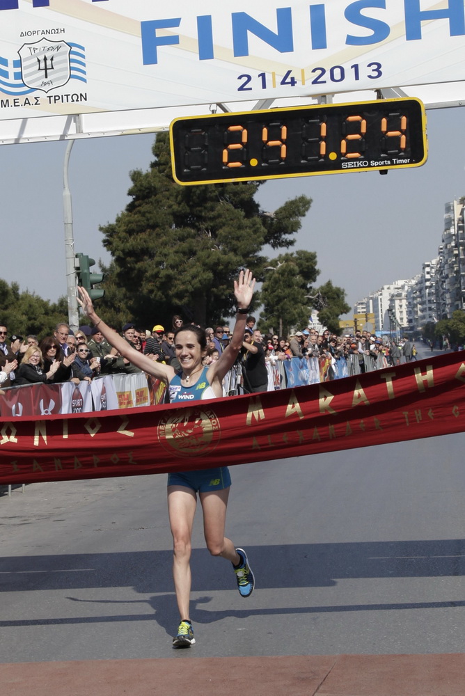 8th International Marathon Alexander the Great Marathon & 5km &10km Road Race Thessaloniki Greece 21 April 2013. Photos Chloe Pissa