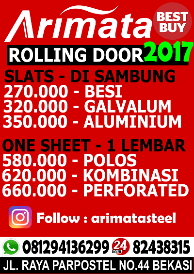 harga rolling door subang