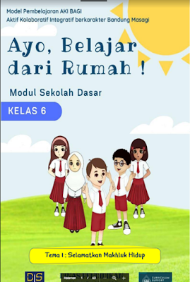 Modul Belajar Dari Rumah (BDR) Tema 1 SD/MI Kelas 1 2 3 4 5 6