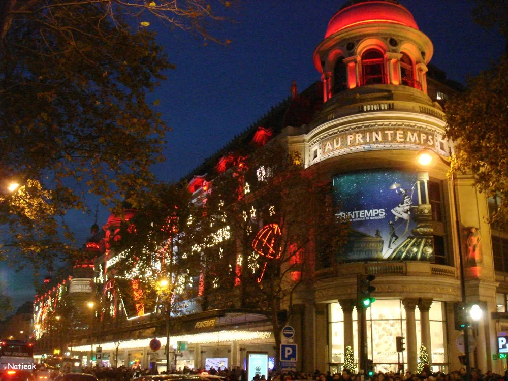 Illumination de Noël 2014 Au Printemps