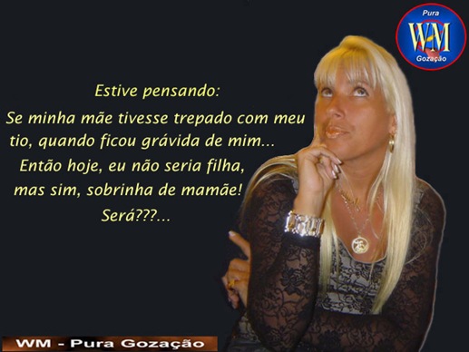 FLAGRANTE - LOIRA QUEM (int) EU (int) - NÃO, EU - sobrinha