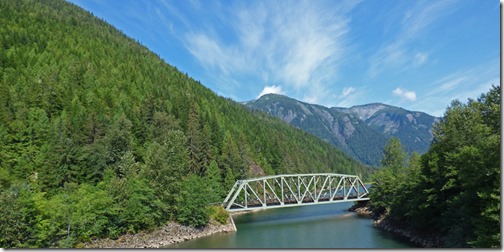 Coast Mountains along Yellowhead Highway between Terrace and Prince Rupert
