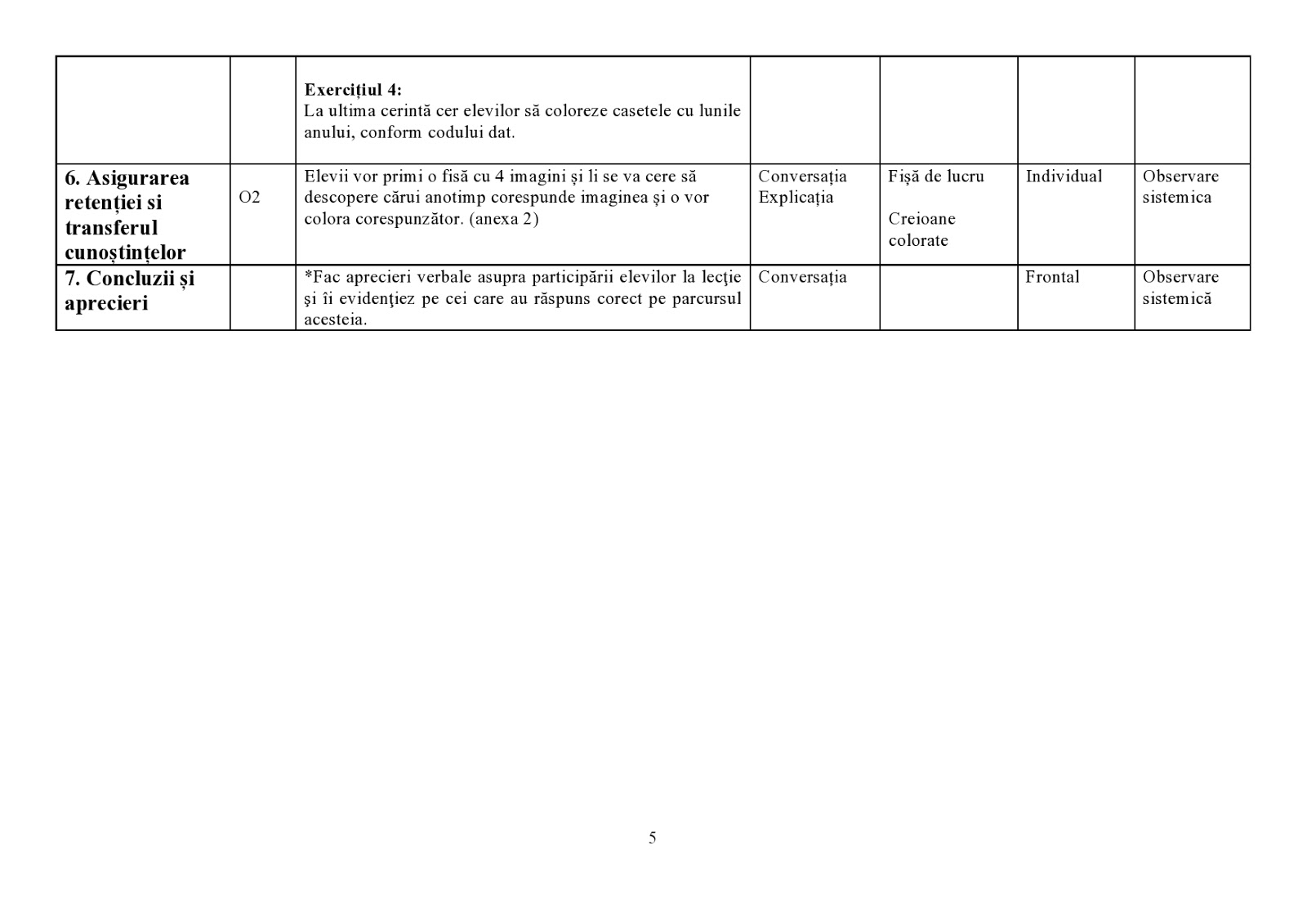 Fise De Lucru Pentru Clasele Primare Si Gradinita Proiect De