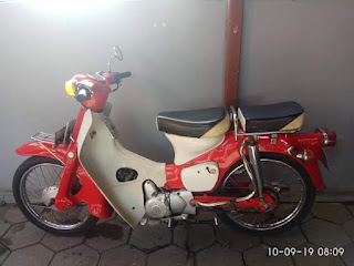 Jual Montor antik Honda c 70 Th 76