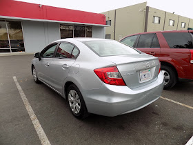 Honda Civic after collision repairs at Almost Everything Auto Body.