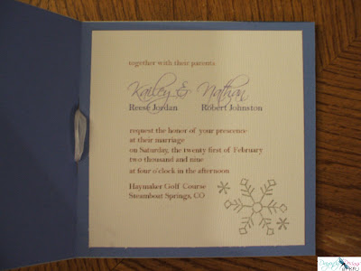 Winter Wedding Invitation 2
