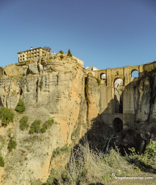 Desfiladeiro do Tajo em Ronda na Andaluzia