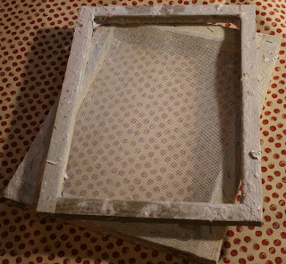 Picture of wood deckle and frame