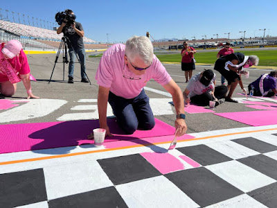 LVMS Going Pink - #NASCAR