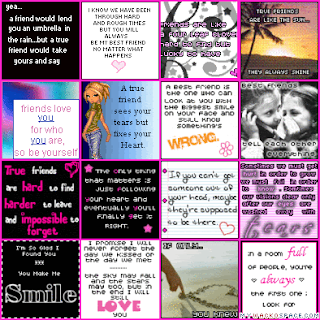 best friend myspace quotes