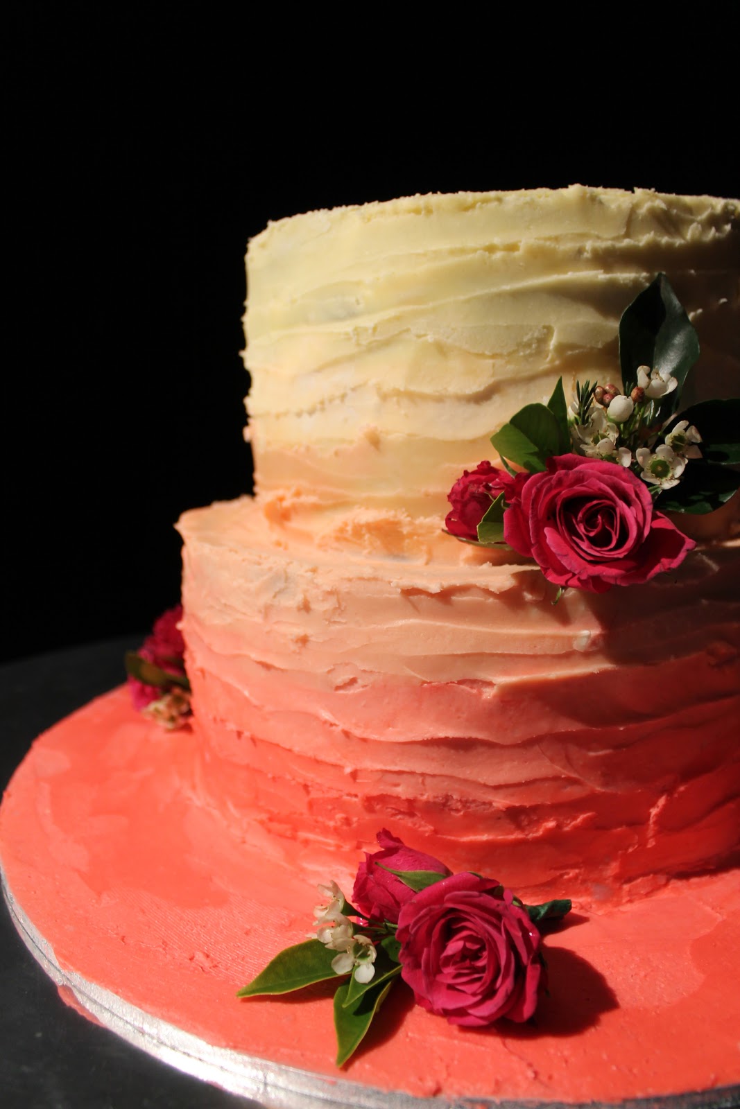 KayB s Cakes  Ombre Wedding Cake Tutorial 